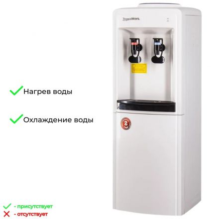Кулер для воды Aqua Work 0.8LDR бело-черный,СПБ,Каз,Волг,Красн лок ас