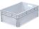 Ящик п/э 600х400х220 сплошной, усиленное дно, цв. серый Ящик п/э 600х400х220 сплошной, усиленное дно, цв. серый