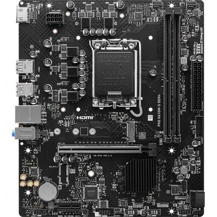 Материнская плата MSI PRO H610M-S DDR4, intel H610, s1700,2xDDR4,mATX Материнская плата MSI PRO H610M-S DDR4, intel H610, s1700,2xDDR4,mATX