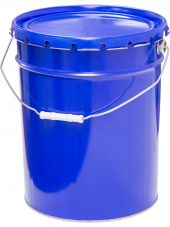 Ведро металл 20л. крышка-корона синий Ведро металл 20л. крышка-корона синий