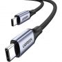 Кабель UGREEN US535 (15311) USB-C to USB-C 240WPD 1м. серый космос