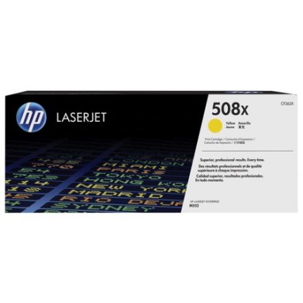 Картридж лазерный HP (CF362X) LaserJet Pro M552/M553, №508X, желтый, оригинальный, ресурс 9500 страниц Картридж лазерный HP (CF362X) LaserJet Pro M552/M553, №508X, желтый, оригинальный, ресурс 9500 страниц
