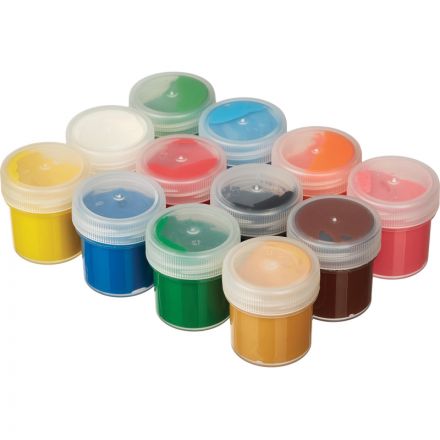 Гуашь 12 цветов в термоусадке, 20 мл Гуашь 12 цветов в термоусадке, 20 мл