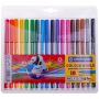 Фломастеры Centropen "Colour World", 18цв., трехгранные, смываемые, блистер Фломастеры Centropen "Colour World", 18цв., трехгранные, смываемые, блистер