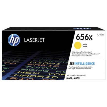 Картридж лазерный HP (CF462X) Color LJ M652dn/ M652n/ M653dn/ M653x, №656X, желтый, оригинальный, ресурс 22000 страниц Картридж лазерный HP (CF462X) Color LJ M652dn/ M652n/ M653dn/ M653x, №656X, желтый, оригинальный, ресурс 22000 страниц