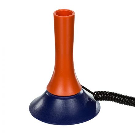 Ручка шариковая одноразовая на синей подставке Attache Enigma синяя на липучке с пружиной (толщина линии 0.5 мм)