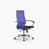 Кресло ErgoLife Set 9/подл.131/осн.Synchro 003 Васильковый-Черный