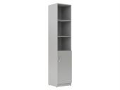 Шкаф колонка с глухой малой дверью SR-5U.5(R) Серый 386х375х1815 SIMPLE Шкаф колонка с глухой малой дверью SR-5U.5(R) Серый 386х375х1815 SIMPLE