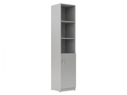 Шкаф колонка с глухой малой дверью SR-5U.5(R) Серый 386х375х1815 SIMPLE Шкаф колонка с глухой малой дверью SR-5U.5(R) Серый 386х375х1815 SIMPLE