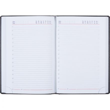 Ежедневник недатированный Attache Сиам искусственная кожа А5 176 листов серый (143x210 мм) Ежедневник недатированный Attache Сиам искусственная кожа А5 176 листов серый (143x210 мм)