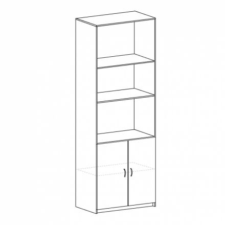 Шкаф SP Бюджет   полузакр. 2552 (651,879) груша 1810 956206