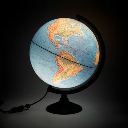 Глобус физический GLOBEN "Классик", 32 см, с подсветкой, К013200017