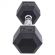 Гантель гексагональная STARFIT DB-301  7 кг,обрезиненная,черный,УТ-00019788