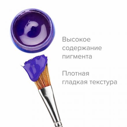 Гуашь художественная 1 шт., BRAUBERG ART CLASSIC,,баночка 100 мл, БЕЛИЛА ТИТАНОВЫЕ, 191582 Гуашь художественная 1 шт., BRAUBERG ART CLASSIC,,баночка 100 мл, БЕЛИЛА ТИТАНОВЫЕ, 191582