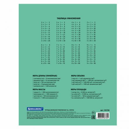 Тетрадь BRAUBERG "EXTRA" 12 л., клетка, плотная бумага 80 г/м2, обложка картон, 105706 Тетрадь BRAUBERG "EXTRA" 12 л., клетка, плотная бумага 80 г/м2, обложка картон, 105706
