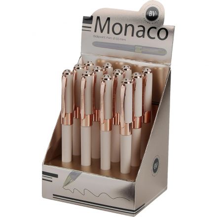 Ручка шариковая неавтомат. BV MONACO.TOTALBEIGE 0.5мм, синяя, 20-0125/30 Ручка шариковая неавтомат. BV MONACO.TOTALBEIGE 0.5мм, синяя, 20-0125/30