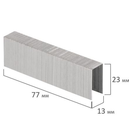 Скобы для степлера №23/23, 1000 штук, СВЕРХПРОЧНЫЕ, от 110 до 190 листов, BRAUBERG, 227718 Скобы для степлера №23/23, 1000 штук, СВЕРХПРОЧНЫЕ, от 110 до 190 листов, BRAUBERG, 227718