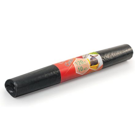 Мешки для мусора 120 л, черные, в рулоне 10 шт., ПВД, 25 мкм, 68х102 см, ЭКОНОМ, КОНЦЕПЦИЯ БЫТА "EcoClean", 2630 Мешки для мусора 120 л, черные, в рулоне 10 шт., ПВД, 25 мкм, 68х102 см, ЭКОНОМ, КОНЦЕПЦИЯ БЫТА "EcoClean", 2630