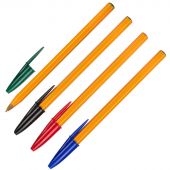 Набор шариковых ручек одноразовых BIC Orange 4 цвета (толщина линии 0.35 мм)