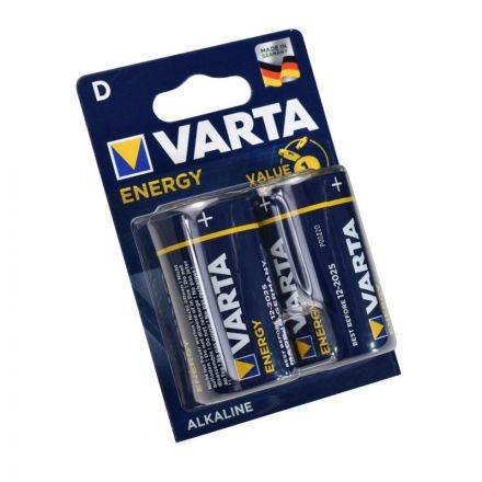 Батарейка Varta ENERGY LR20 D 2шт/бл Alkaline 1.5V (4120) (4120229412) Батарейка Varta ENERGY LR20 D 2шт/бл Alkaline 1.5V (4120) (4120229412)