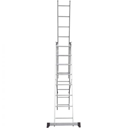 Лестница ал. трёхсекционная Новая Высота NV 1230, 3х8 перекл 1230308 Лестница ал. трёхсекционная Новая Высота NV 1230, 3х8 перекл 1230308