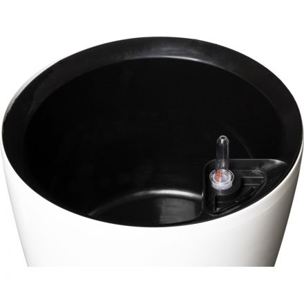 Горшок с автопол InGreen Munchen D250мм 9л с внутр вст 6,2л, круглый, белый Горшок с автопол InGreen Munchen D250мм 9л с внутр вст 6,2л, круглый, белый