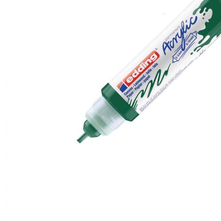 Маркер акриловый двусторонний 3D Edding 5400/904. Цвет Зеленый мох Маркер акриловый двусторонний 3D Edding 5400/904. Цвет Зеленый мох