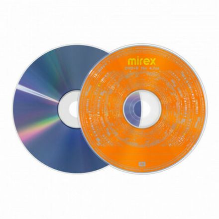 Диск DVD+R (плюс) MIREX, 4,7 Гб, 16x, Cake Box (упаковка на шпиле), КОМПЛЕКТ 50 шт., UL130013A1B Диск DVD+R (плюс) MIREX, 4,7 Гб, 16x, Cake Box (упаковка на шпиле), КОМПЛЕКТ 50 шт., UL130013A1B
