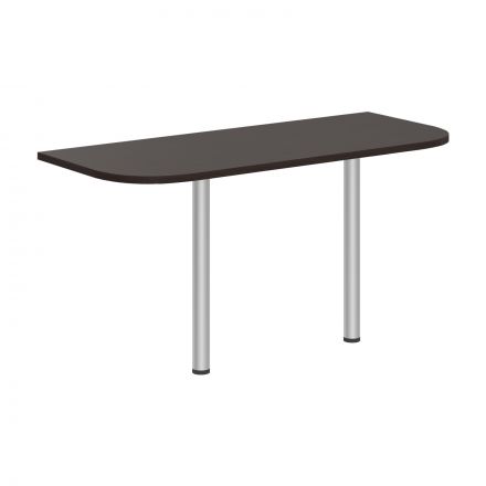 Приставка с опорами XKD 146.1 Легно темный/Алюминий 1406х600х750