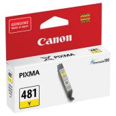 Картридж струйный CANON (CLI-481Y) для PIXMA TS704/TS6140, желтый, ресурс 257 страниц, оригинальный, 2100C001 Картридж струйный CANON (CLI-481Y) для PIXMA TS704/TS6140, желтый, ресурс 257 страниц, оригинальный, 2100C001