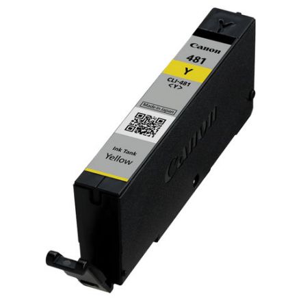 Картридж струйный CANON (CLI-481Y) для PIXMA TS704/TS6140, желтый, ресурс 257 страниц, оригинальный, 2100C001 Картридж струйный CANON (CLI-481Y) для PIXMA TS704/TS6140, желтый, ресурс 257 страниц, оригинальный, 2100C001