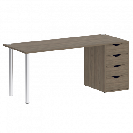 Home Office Стол письменный VR.SP-3-178.4 Вяз/Хром опоры 1780*720*750