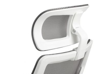 Кресло Оливер RCH W-203AC Белый пластик/Серый