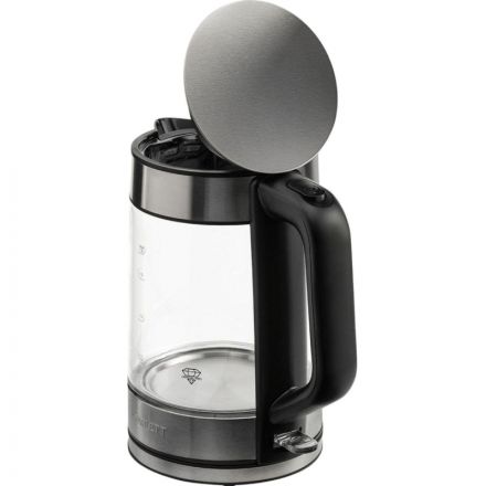 Чайник SCARLETT SC-EK27G101, 2200Вт, электрический 1.8л, стекло, сталь Чайник SCARLETT SC-EK27G101, 2200Вт, электрический 1.8л, стекло, сталь