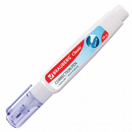 Ручка-корректор 10 мл ВЫГОДНАЯ УПАКОВКА, КОМПЛЕКТ 2 штуки, BRAUBERG CLASSIC, 271920 Ручка-корректор 10 мл ВЫГОДНАЯ УПАКОВКА, КОМПЛЕКТ 2 штуки, BRAUBERG CLASSIC, 271920