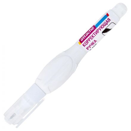 Корректирующая ручка Attache 3мл, белый корпус Россия Корректирующая ручка Attache 3мл, белый корпус Россия