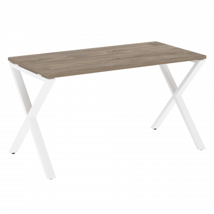 Loft Стол рабочий VR.L-SRX-3.7 Тиквуд тёмный/Белый металл 1380*720*750 Loft Стол рабочий VR.L-SRX-3.7 Тиквуд тёмный/Белый металл 1380*720*750