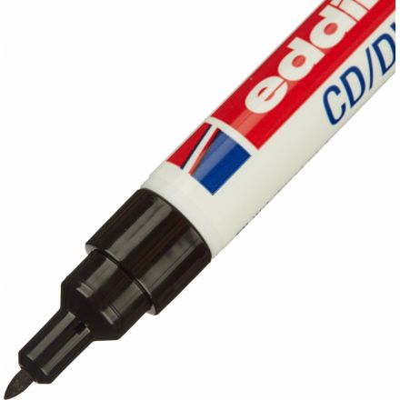 Маркер для CD Edding E-8400/1 черный (толщина линии письма 0.5-1мм) Маркер для CD Edding E-8400/1 черный (толщина линии письма 0.5-1мм)