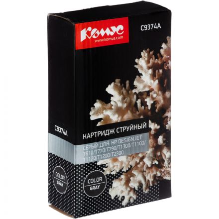 Картридж струйный Комус 72 C9374A сер. для DgnJ T610/770/1100/1120 Картридж струйный Комус 72 C9374A сер. для DgnJ T610/770/1100/1120