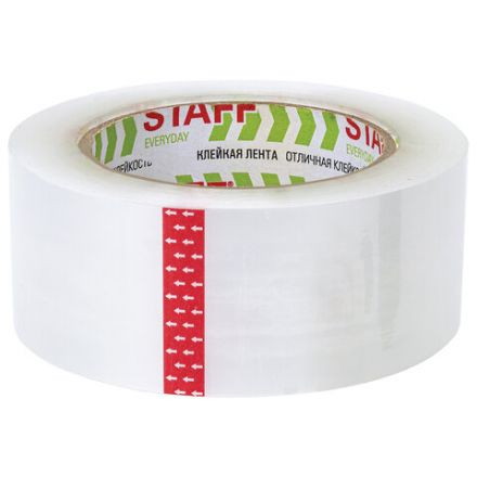 Клейкая лента 48 мм х 150 м упаковочная, прозрачная, толщина 40 микрон, STAFF CLASSIC, 440178 Клейкая лента 48 мм х 150 м упаковочная, прозрачная, толщина 40 микрон, STAFF CLASSIC, 440178