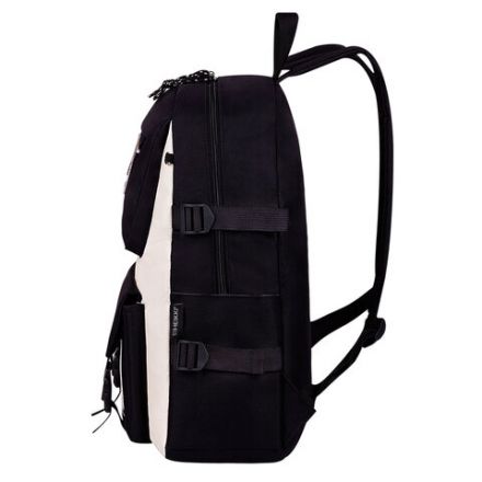 Рюкзак HEIKKI COMBO (ХЕЙКИ), сумка-шоппер, косметичка, пенал В ПОДАРОК, черно-белый, 42х30х14 см, 272564 Рюкзак HEIKKI COMBO (ХЕЙКИ), сумка-шоппер, косметичка, пенал В ПОДАРОК, черно-белый, 42х30х14 см, 272564