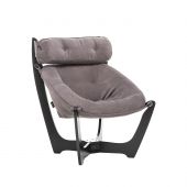 Кресло для отдыха Модель 11 венге Венге, ткань Verona Antrazite Grey