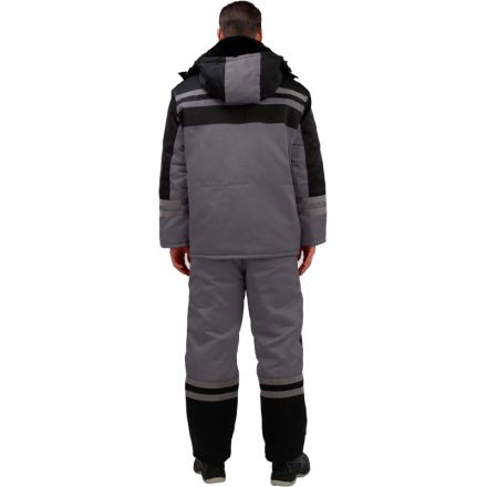 Костюм рабочий зимний муж з03-КПК сер/черн (р.68-70) 170-176 Костюм рабочий зимний муж з03-КПК сер/черн (р.68-70) 170-176