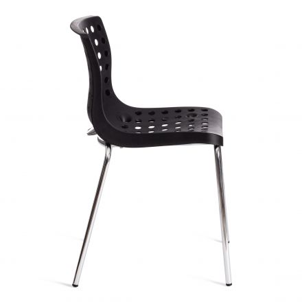 Стул Tetchair SKALBERG (mod. C-084-A) металл/пластик, 46 х 56 х 79 см, Black (черный) / Chrome (хром) Стул Tetchair SKALBERG (mod. C-084-A) металл/пластик, 46 х 56 х 79 см, Black (черный) / Chrome (хром)