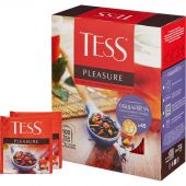 Чай черный TESS Pleasure с шиповником и яблоком 100 пак/уп, 0919-09