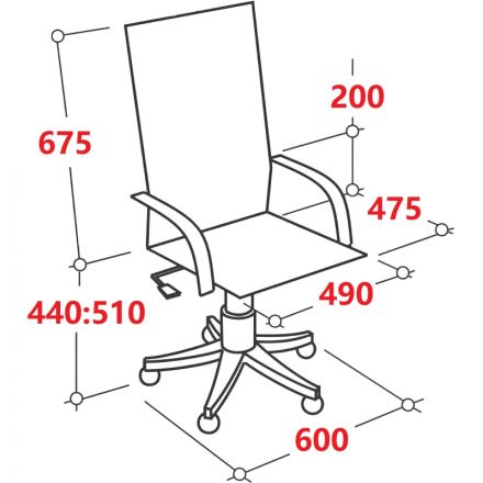 Кресло BN_SH_EChair-566 TPU кожзам бежевый, хром Кресло BN_SH_EChair-566 TPU кожзам бежевый, хром