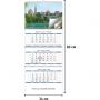 Календарь настенный 3-х блочный 2027 Очарование Москвы, 4 спир, 4 постера
