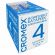 Батарейки алкалиновые КОМПЛЕКТ 4 шт., CROMEX (КРОМЕКС) Alkaline, Крона 9V (6LR61, 6LF22, 1604A), короб, 456453