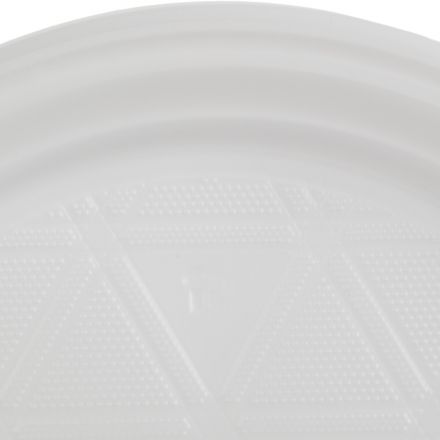 Тарелка одноразовая d210мм, белая, PP, 750шт/кор