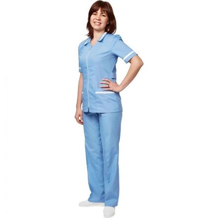 Костюм для медицинского персонала м09-КБР серо-голуб (р.52-54) 158-164 Костюм для медицинского персонала м09-КБР серо-голуб (р.52-54) 158-164